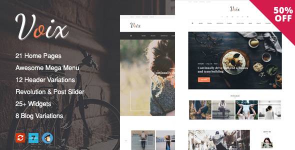 Voix - 个人博客WordPress主题
