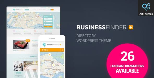 Business Finder- 目录列表WordPress主题