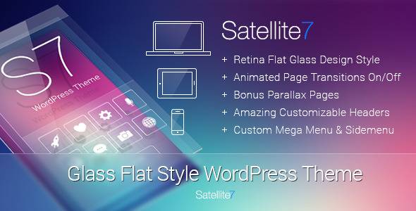 Satellite7 - 视网膜多用途WordPress主题