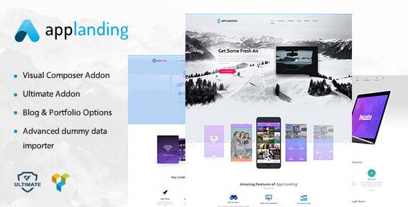 App Promotion - 一个页面的应用推广主题