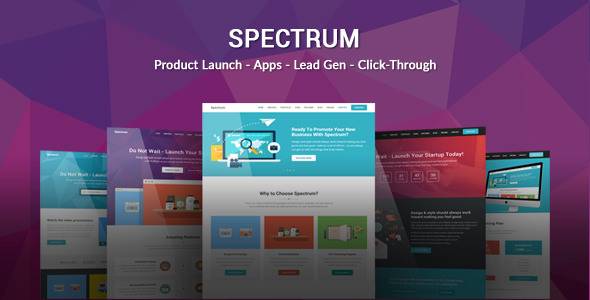 spectrum - 营销着陆页WordPress主题