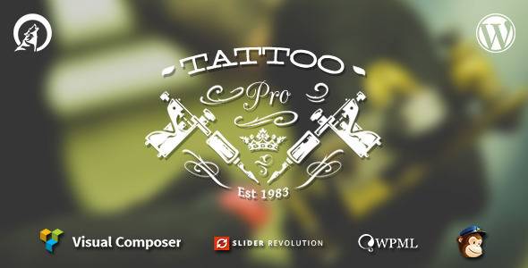 tattoo pro - 纹身店WordPress主题