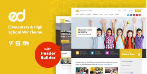 Ed School - 教育,小学高中WordPress主题