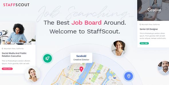 StaffScout - 一个强大的工作板WordPress主题