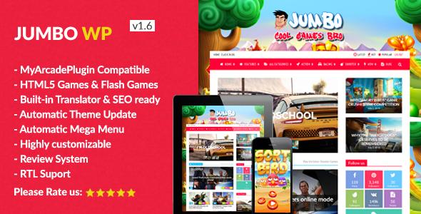 Jumbo - WordPress杂志和街机主题