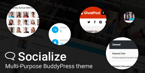 Socialize - 多用途BuddyPress主题