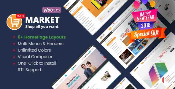 Market - 购物WooCommerce WordPress主题