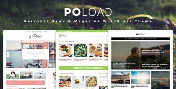POLOAD - 时尚美食博客WordPress主题