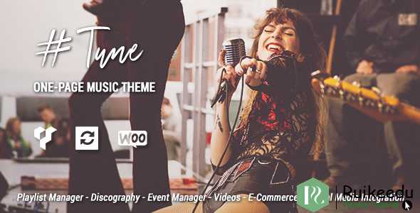 Tune - 单页音乐WordPress主题
