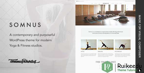 Somnus - 瑜伽和健身室WordPress主题