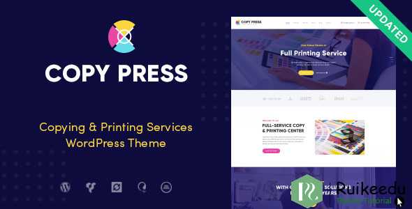 CopyPress - 类型设计和打印服务WordPress主题