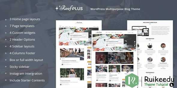 Reef Plus - WordPress主题