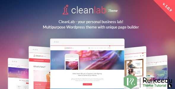 CleanLab - 创意多用途WordPress主题