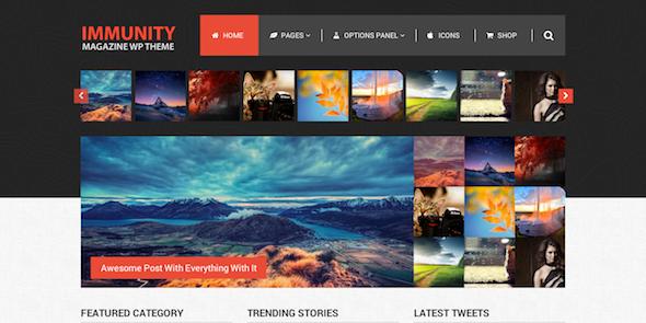 immunity - 多用途响应WordPress主题