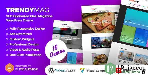 TrendyMag - WordPress新闻杂志和博客主题