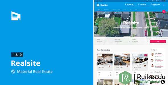 Realsite - 材质房地产WordPress主题
