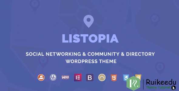 Listopia - 目录,社区WordPress主题