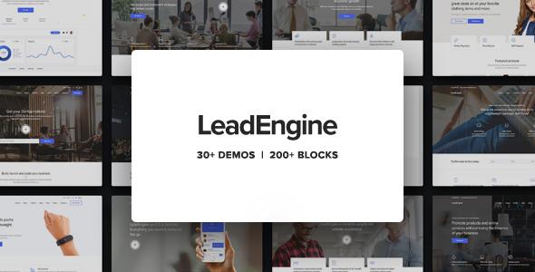 LeadEngine - 带页面生成器的多用途主题