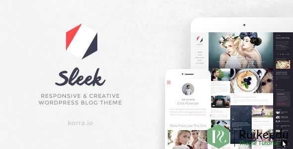 sleek - 响应与创意WordPress博客主题