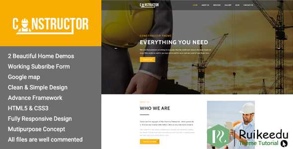constructor - 优质施工WordPress主题