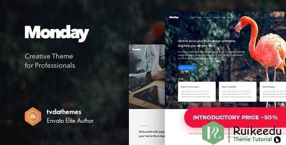 monday - 创意多用途WordPress主题