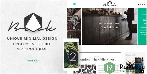 Brook - Light&Responsive WordPress博客主题