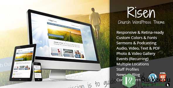 risen - 教会WordPress主题