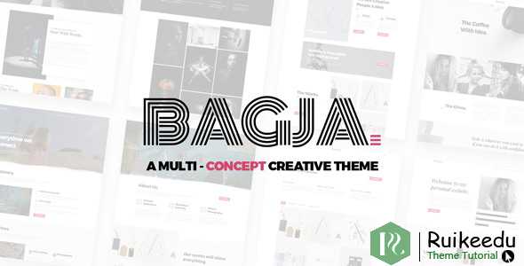 Bagja - 响应式多概念组合主题