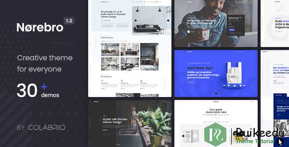 Norebro - 创意多用途WordPress主题