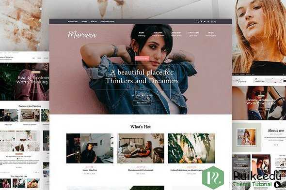 Mariann - 女人博客WordPress的主题