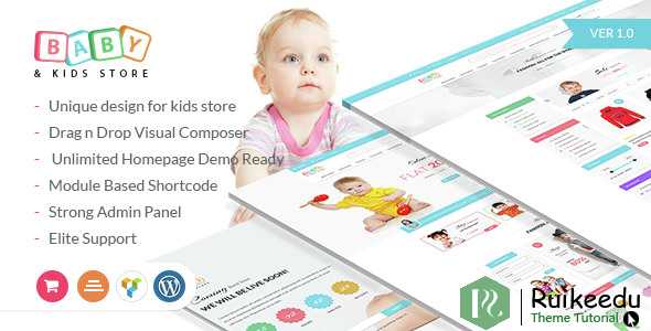 Baby&Kids Store - 电子商务Woocommerce主题