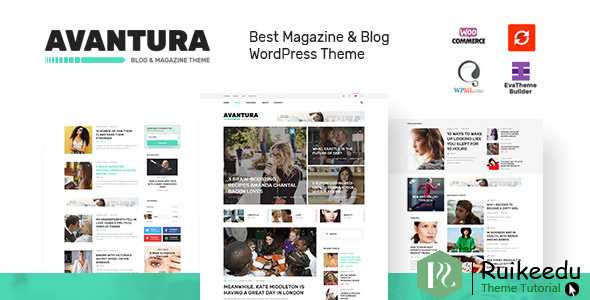 Avantura - 杂志和博客WordPress主题