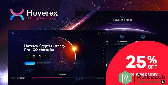 Hoverex - Cryptocurrency&ICO WordPress主题