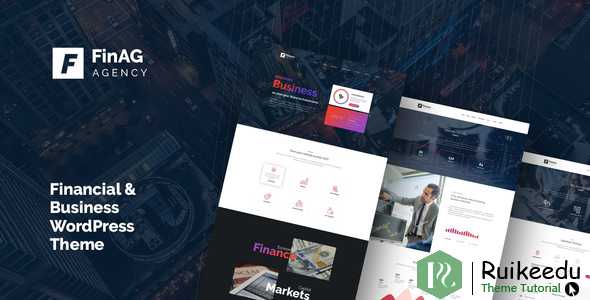 Finag - 创意与金融机构WordPress主题