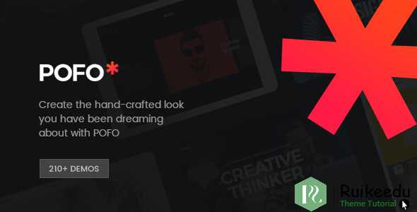Pofo - 创意组合和博客WordPress主题