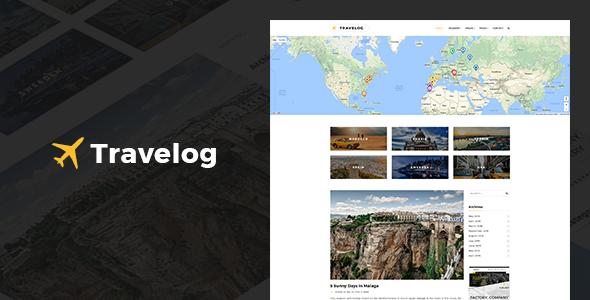 Travelog - 旅行者的WordPress主题