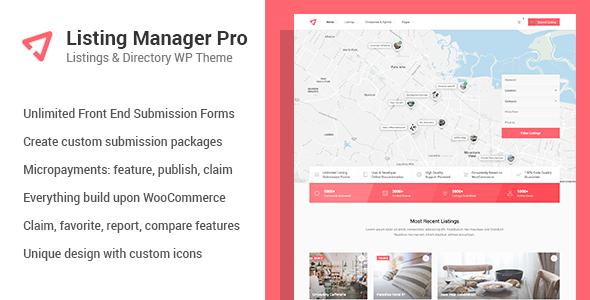 Listing Manager Pro - WooCommerce的目录主题