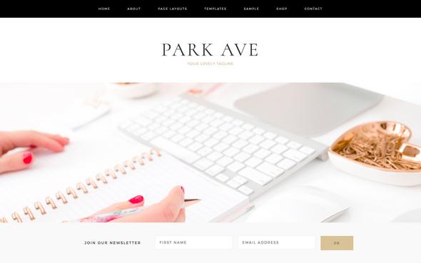 Park Ave - 一款女性化的WordPress主题