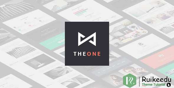 THEONE - Parallax Onepage WordPress主题