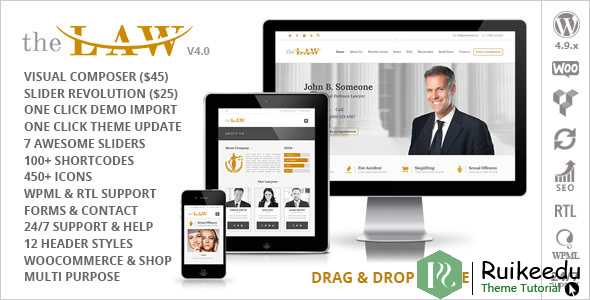 The Law Lawyer -律师WordPress主题