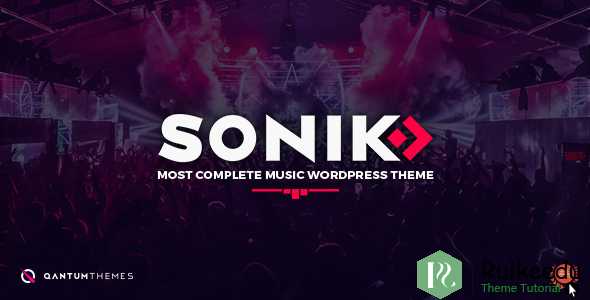 SONIK - 乐队响应式音乐WordPress主题