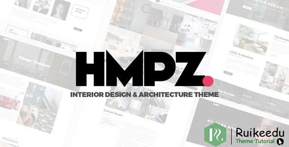 Hampoz - 响应式室内设计与建筑WordPress主题