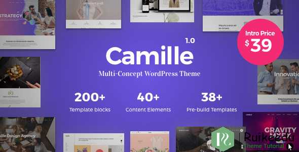 Camille - 多概念WordPress主题
