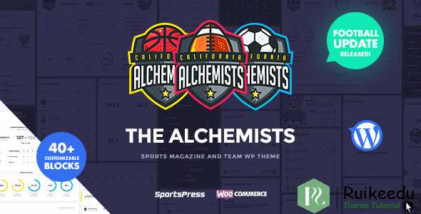Alchemists- 体育俱乐部和新闻WordPress主题