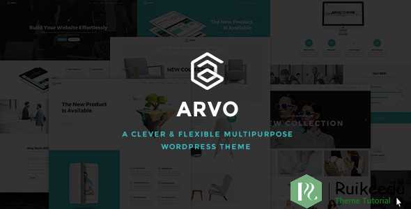 Arvo - 一个聪明灵活的多用途WordPress主题