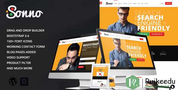 Sonno - 启动营销登陆页面WP主题