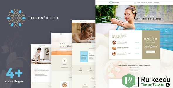Helen's Spa -美容健康水疗和健康WordPress主题