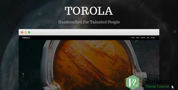 Torola - 现代摄影WordPress主题