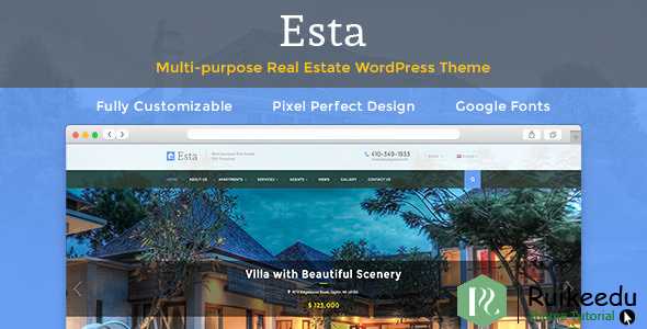 Esta - 响应房地产WordPress模板