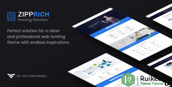 Zipprich - 虚拟主机和WHMCS WordPress主题